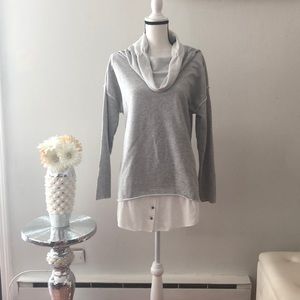 Italian made Sweater with cowl neck